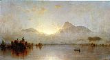 A Sunrise on Lake George by Sanford Robinson Gifford